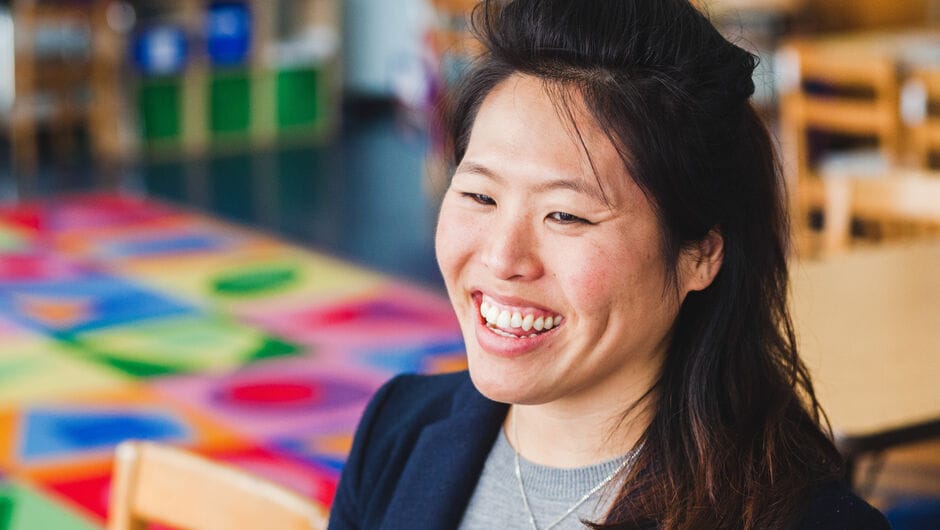 Teacher in classroom