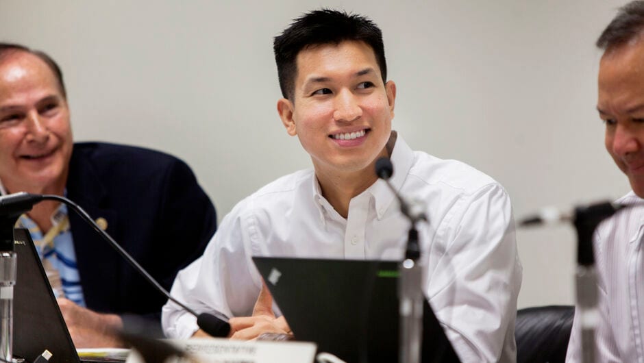 advocating at the meeting