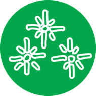 Illustration of three sparks